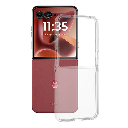 Puzdro pre Motorola Razr 60 Ultra, Techsuit, Priehľadné, Transparentné