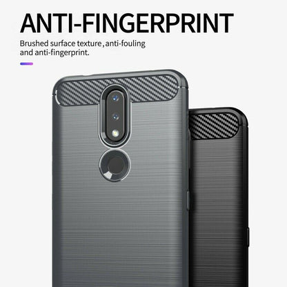 Case for Nokia 2.4, Techsuit, Carbon, Black
