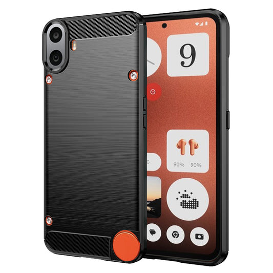 Obal na Nothing CMF Phone 1, Techsuit, Karbón, Čierny