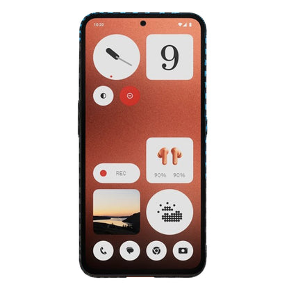 Puzdro pre Nothing CMF Phone 1, Techsuit, Carbonite FiberShell, Čierna Bleu