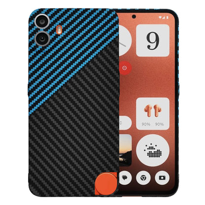 Puzdro pre Nothing CMF Phone 1, Techsuit, Carbonite FiberShell, Čierna Bleu