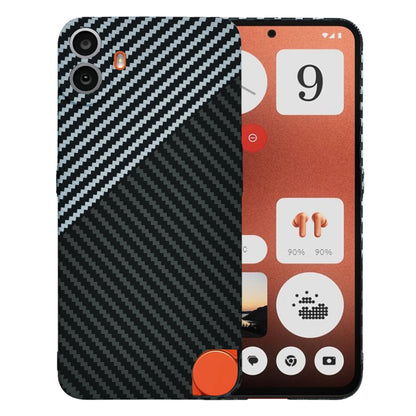 Puzdro pre Nothing CMF Phone 1, Techsuit, Carbonite FiberShell, Čierno Sivé