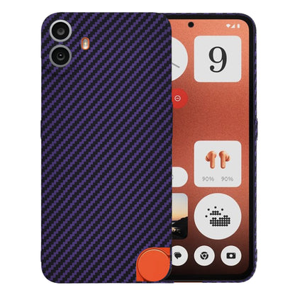 Puzdro pre Nothing CMF Phone 1, Techsuit, Carbonite FiberShell, fialové