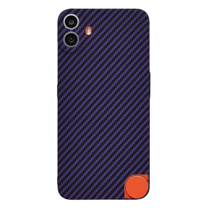 Puzdro pre Nothing CMF Phone 1, Techsuit, Carbonite FiberShell, fialové