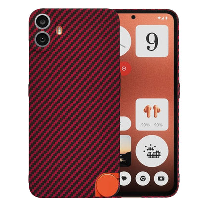 Puzdro pre Nothing CMF Phone 1, Techsuit, Carbonite FiberShell, Červené