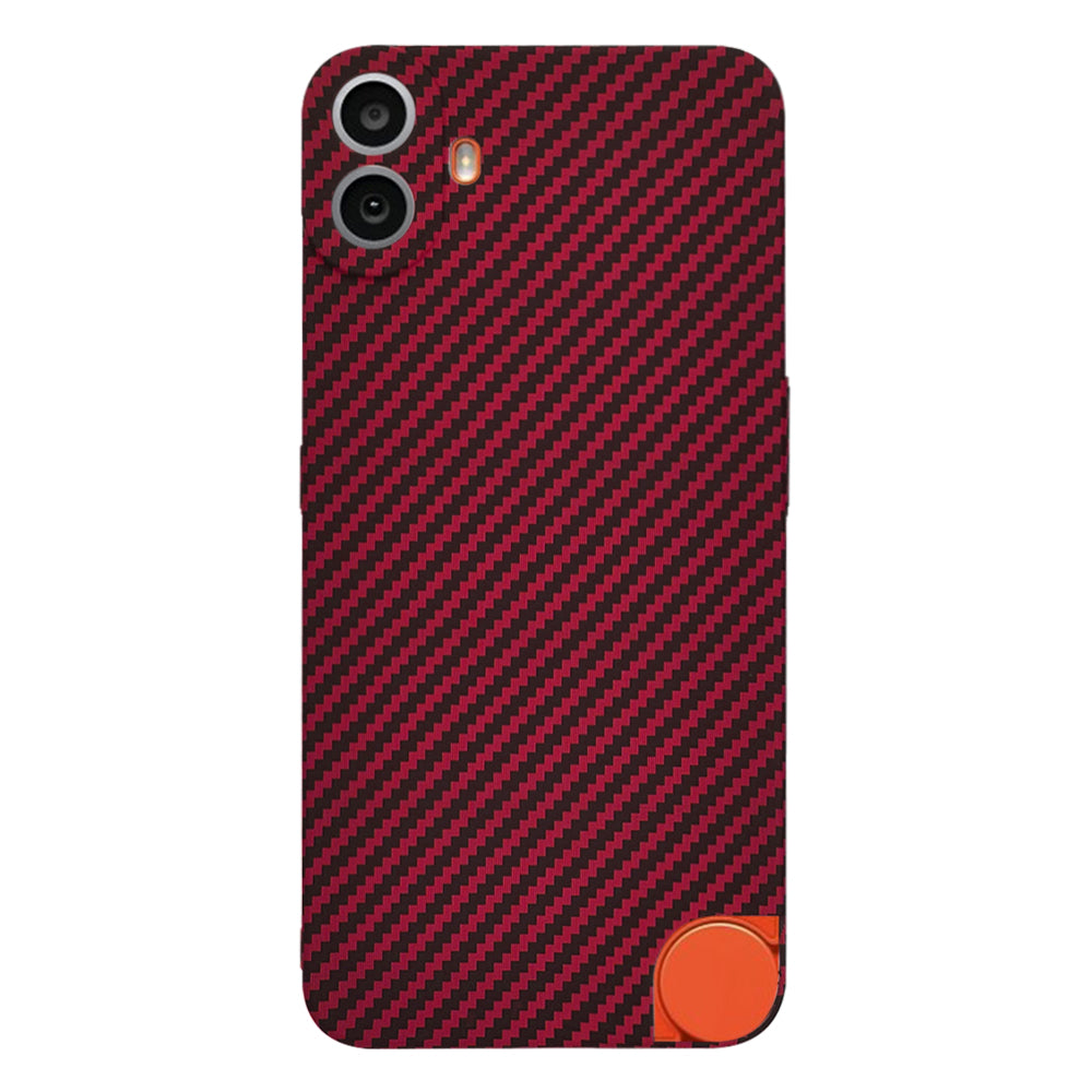 Puzdro pre Nothing CMF Phone 1, Techsuit, Carbonite FiberShell, Červené