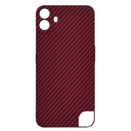 Puzdro pre Nothing CMF Phone 1, Techsuit, Carbonite FiberShell, Červené
