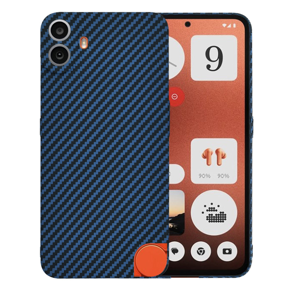 Puzdro pre Nothing CMF Phone 1, Techsuit, Carbonite FiberShell, Tyrkysové