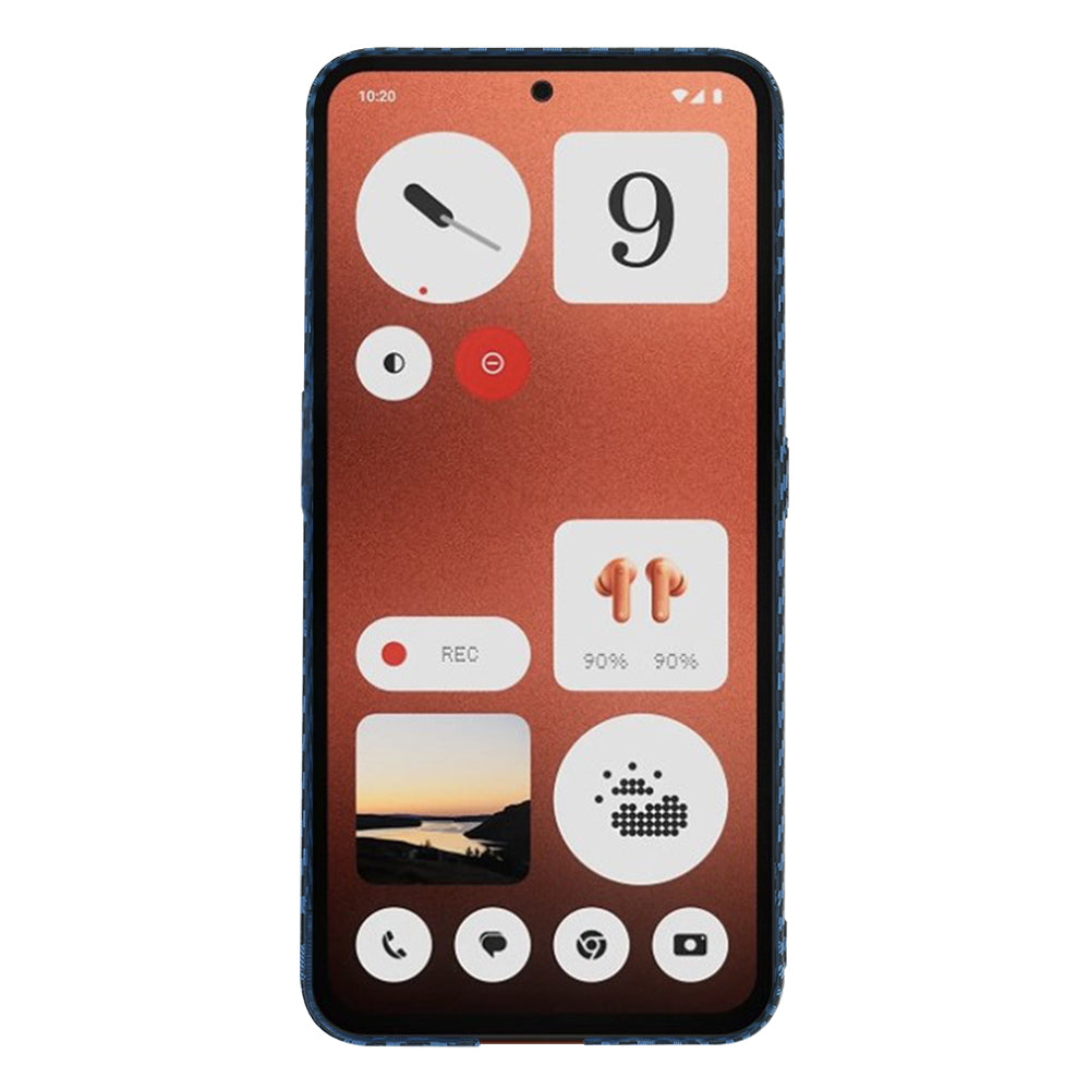 Puzdro pre Nothing CMF Phone 1, Techsuit, Carbonite FiberShell, Tyrkysové