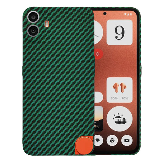 Puzdro pre Nothing CMF Phone 1, Techsuit, Carbonite FiberShell, Zelené