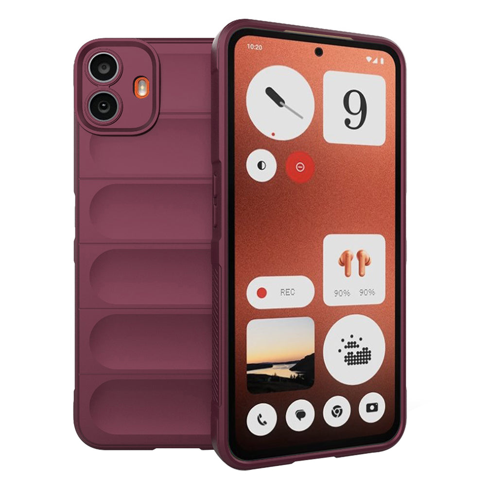 Obal na Nothing CMF Phone 1, Techsuit, Magic Shield, vínový
