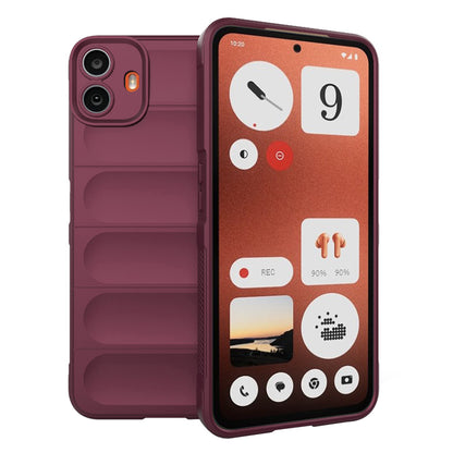 Obal na Nothing CMF Phone 1, Techsuit, Magic Shield, vínový