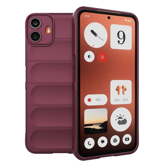 Obal na Nothing CMF Phone 1, Techsuit, Magic Shield, vínový