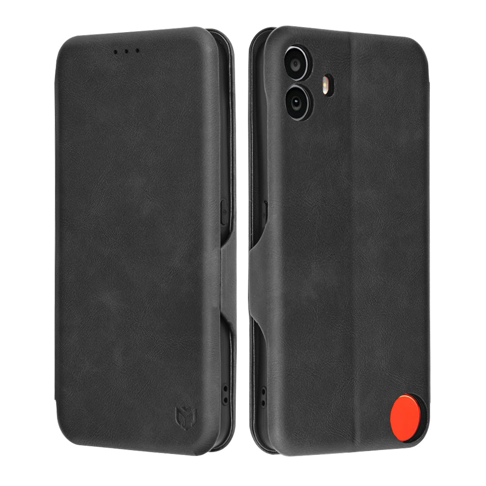 Case for Nothing CMF Phone 1, Techsuit, Safe Wallet Plus, Black