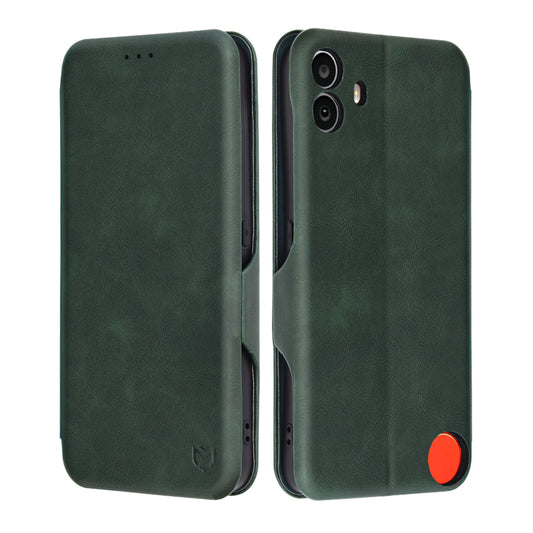 Puzdro pre Nothing CMF Phone 1, Techsuit, Safe Wallet Plus, Zelené