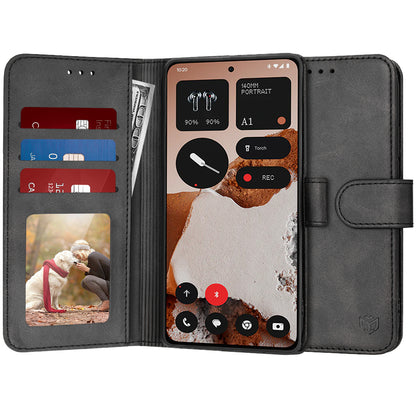 Obal na Nothing CMF Phone 2 Pro, Techsuit, Diary Book, čierny