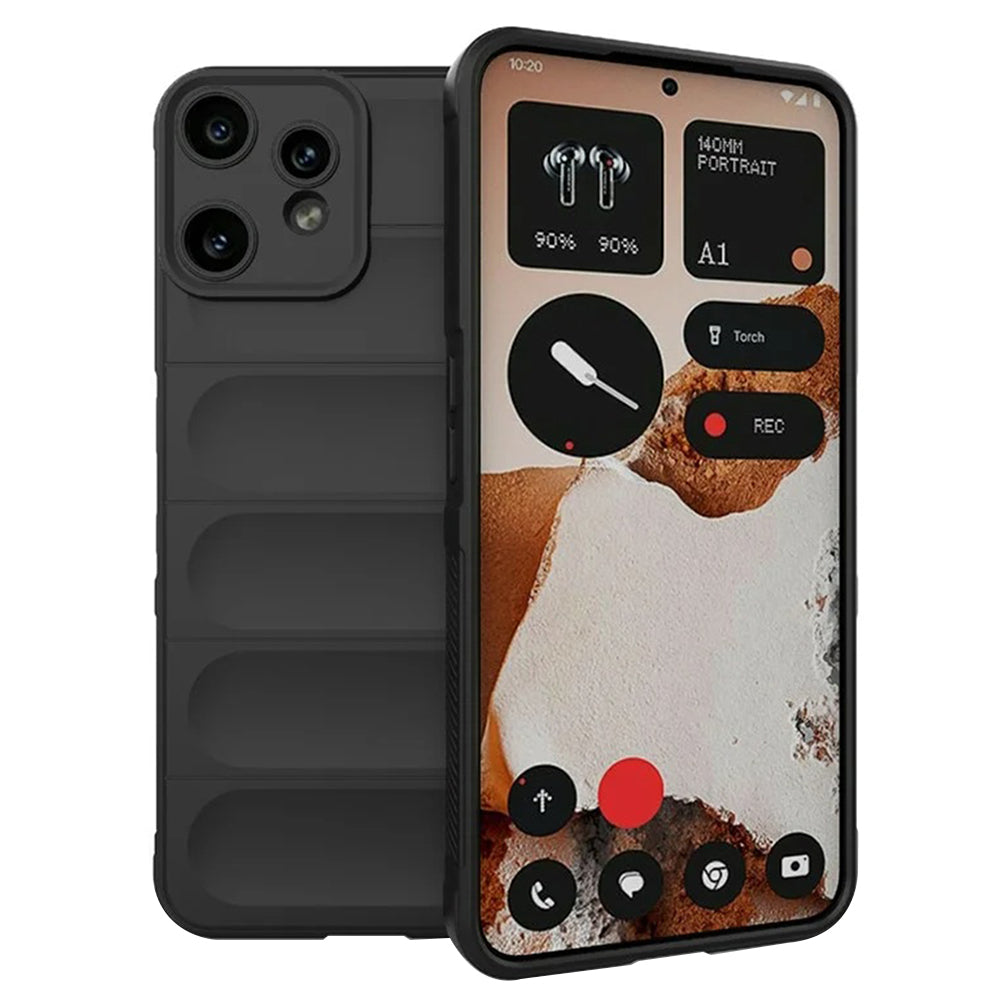 Puzdro pre Nothing CMF Phone 2 Pro, Techsuit, Magic Shield, čierne