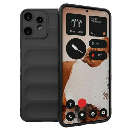 Puzdro pre Nothing CMF Phone 2 Pro, Techsuit, Magic Shield, čierne