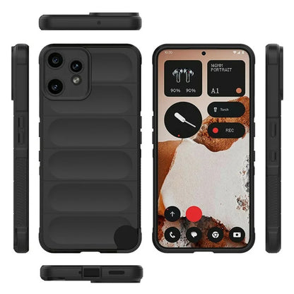 Puzdro pre Nothing CMF Phone 2 Pro, Techsuit, Magic Shield, čierne