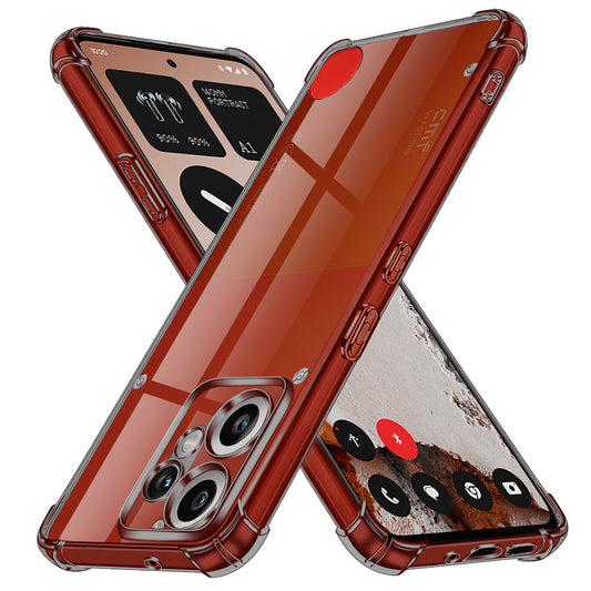 Obal na Nothing CMF Phone 2 Pro, Techsuit, priehľadný nárazuvzdorný, dymový