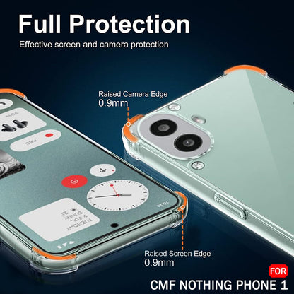 Obal na Nothing CMF Phone 2 Pro, Techsuit, nárazuvzdorný priehľadný, transparentný