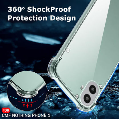 Obal na Nothing CMF Phone 2 Pro, Techsuit, nárazuvzdorný priehľadný, transparentný