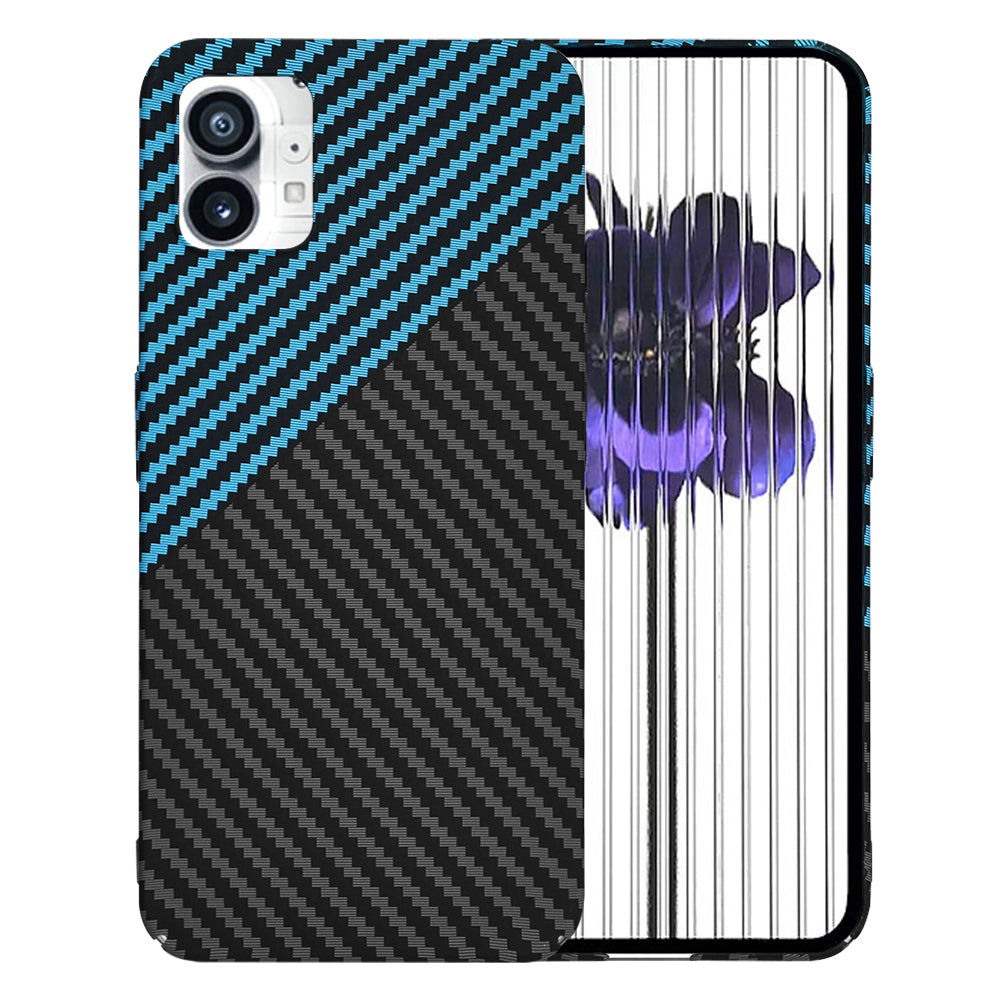 Case for Nothing Phone (1), Techsuit, Carbonite FiberShell, Black Blue