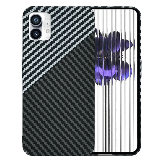 Puzdro pre Nothing Phone (1), Techsuit, Carbonite FiberShell, Čierno sivé