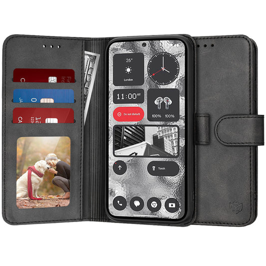 Obal na Nothing Phone (2), Techsuit, Diary Book, čierny