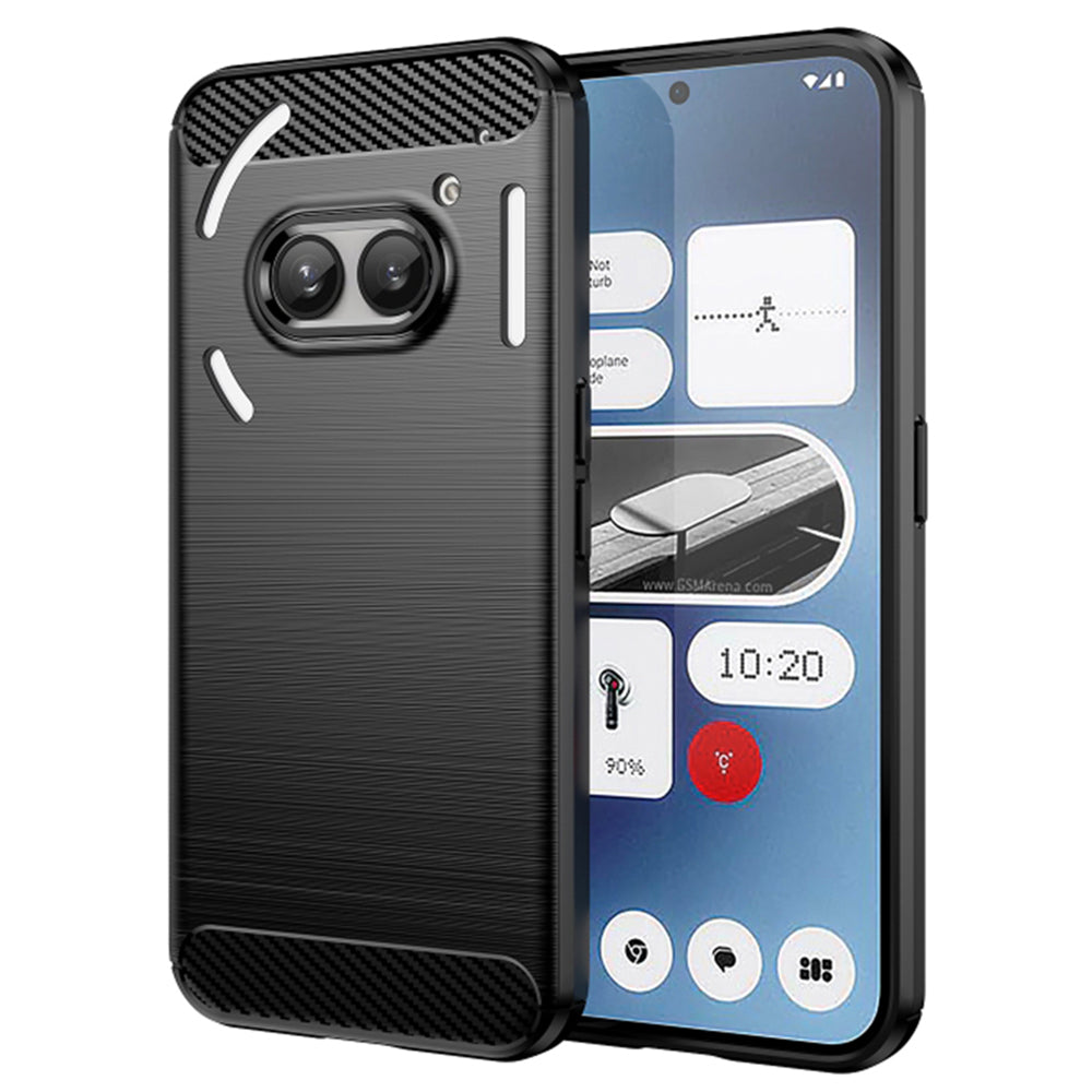 Obal na Nothing Phone (2a) Plus / Phone (2a), Techsuit, uhlíkový, čierny