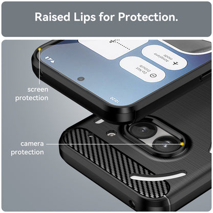 Obal na Nothing Phone (2a) Plus / Phone (2a), Techsuit, uhlíkový, čierny