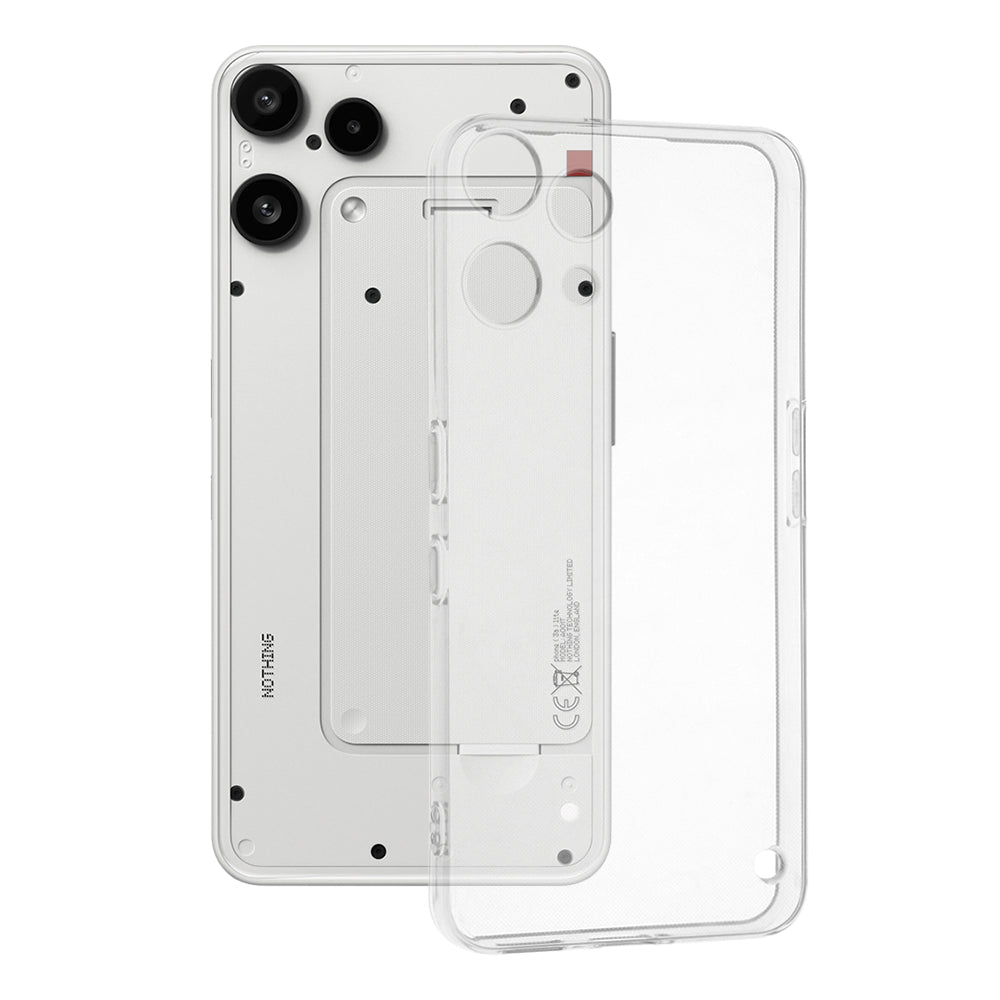 Puzdro pre Nothing Phone (3a) Lite, Techsuit, Clear, Transparent