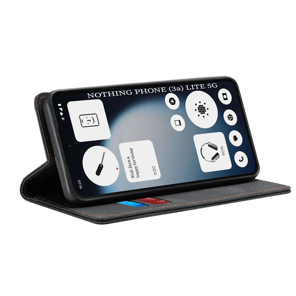 Puzdro pre Nothing Phone (3a) Lite, Techsuit, Confy, Čierne