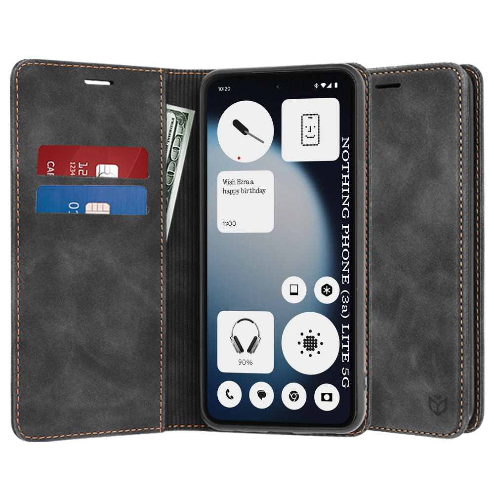 Puzdro pre Nothing Phone (3a) Lite, Techsuit, Confy, Čierne