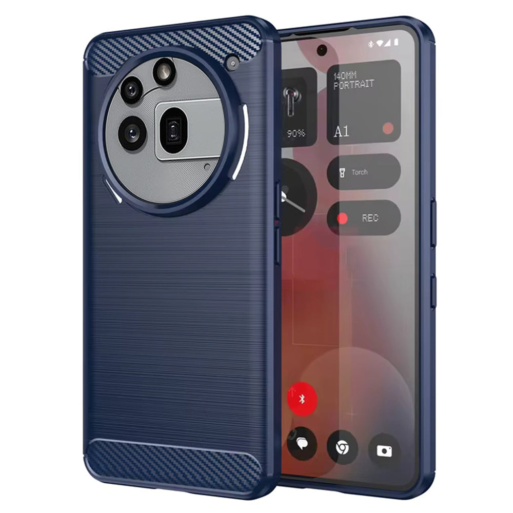 Obal na Nothing Phone (3a) Pro, Techsuit, Karbón, Modrý