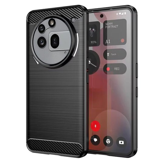 Obal na Nothing Phone (3a) Pro, Techsuit, Carbon, Čierny