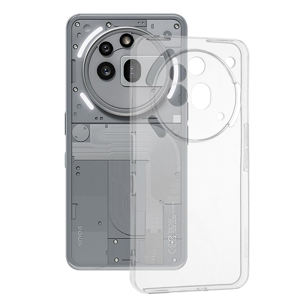 Puzdro pre Nothing Phone (3a) Pro, Techsuit, Priehľadné, Transparentné