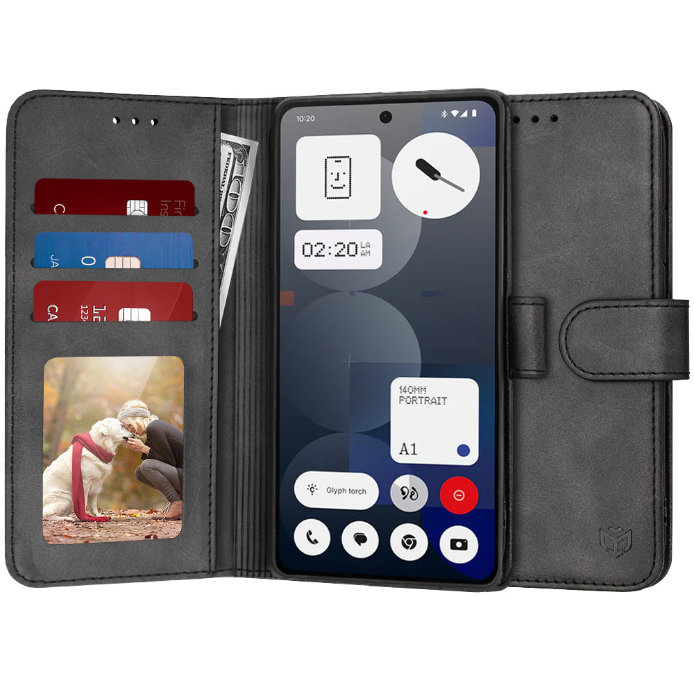 Puzdro pre Nothing Phone (3a) Pro, Techsuit, Diary Book, Čierne