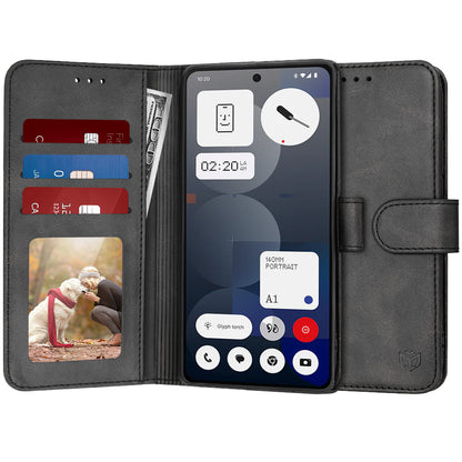 Puzdro pre Nothing Phone (3a) Pro, Techsuit, Diary Book, Čierne