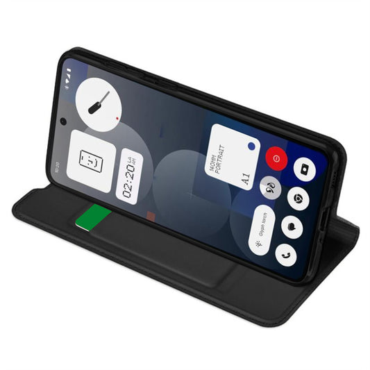 Puzdro pre Nothing Phone (3a) Pro, Techsuit, Magskin Book, čierne