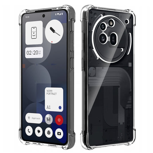 Obal na Nothing Phone (3a) Pro, Techsuit, nárazuvzdorný priehľadný, transparentný