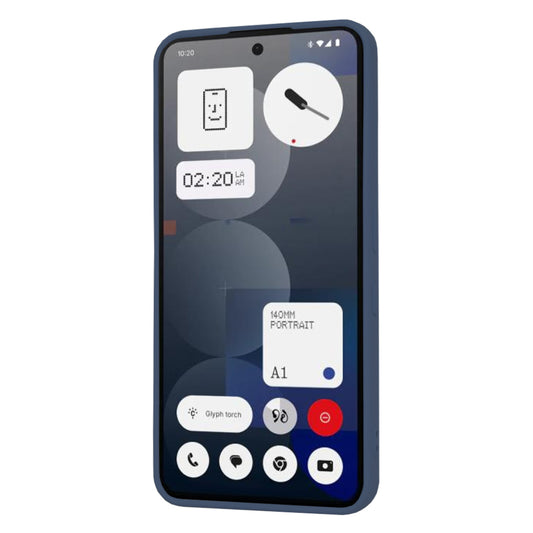 Obal na Nothing Phone (3a) Pro, Techsuit, SoftFlex, tmavomodrý