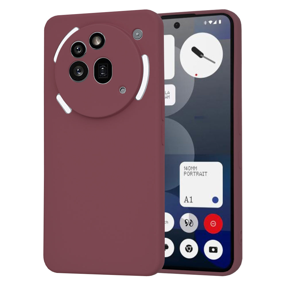 Obal na Nothing Phone (3a) Pro, Techsuit, SoftFlex, vínový