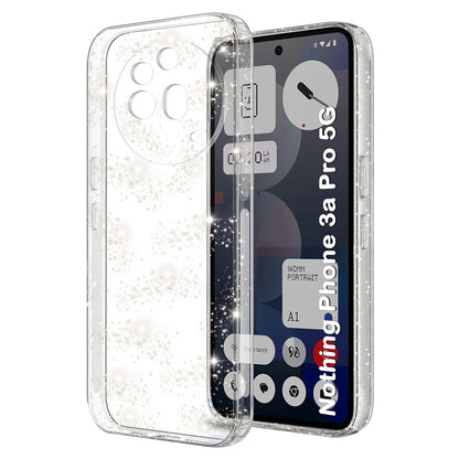 Obal na Nothing Phone (3a) Pro, Techsuit, SparkleSkin, priehľadný