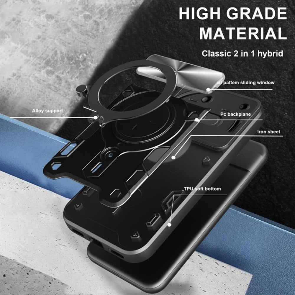 Puzdro na Nothing Phone (3a), Techsuit, CamGuard Pro, Čierne
