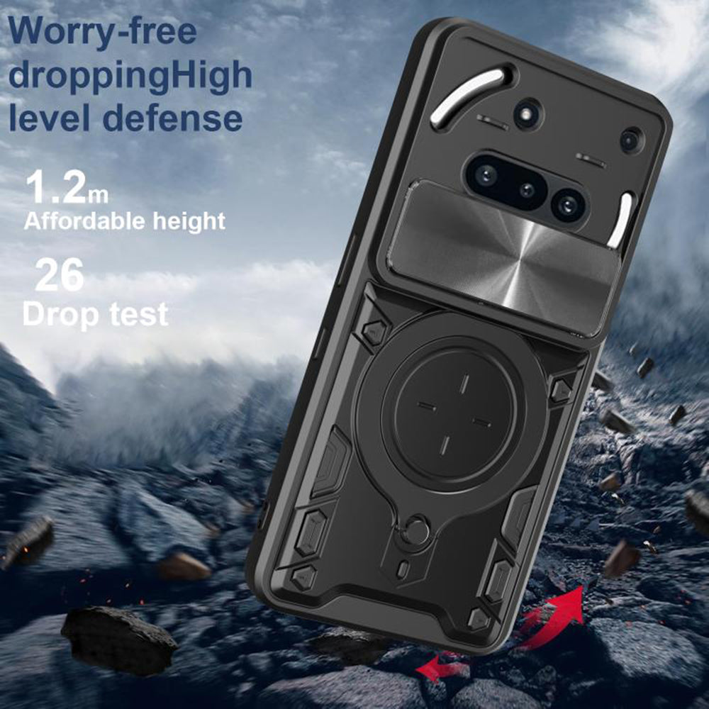 Puzdro na Nothing Phone (3a), Techsuit, CamGuard Pro, Čierne
