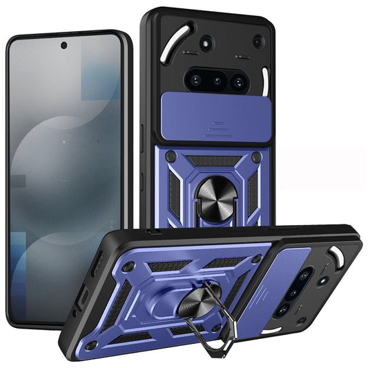 Puzdro pre Nothing Phone (3a), Techsuit, CamShield, Modrá