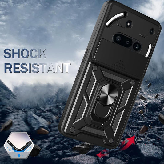 Puzdro pre Nothing Phone (3a), Techsuit, CamShield, Modrá