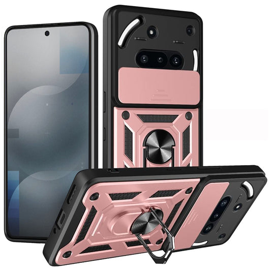 Puzdro na Nothing Phone (3a), Techsuit, CamShield, Ružové