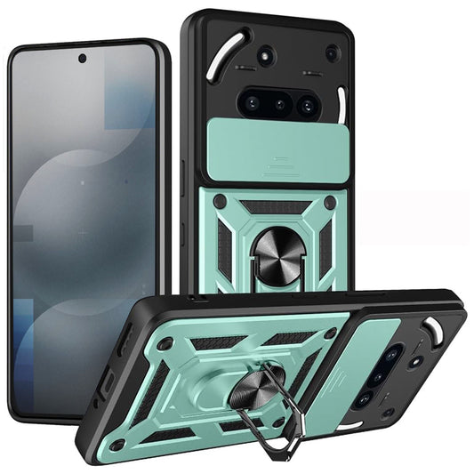 Puzdro na Nothing Phone (3a), Techsuit, CamShield, Zelené